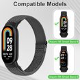 thumbnail image 6 of Elastic Band for Xiaomi Smart Band 10/9/8 for Women Men, Adjustable Replacement Wriststraps - Soft Nylon Lightweight Band, 6 of 7