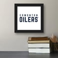thumbnail image 2 of Gallery Pops NHL Edmonton Oilers - Secondary Logo Mark Wall Art, Black Framed Version, 12" x 12", 2 of 5