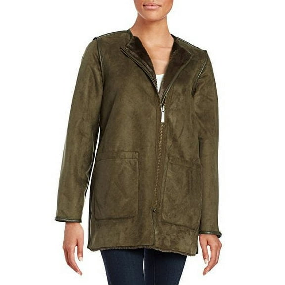 Michael Michael Kors Reversible Faux-Fur Walker Coat