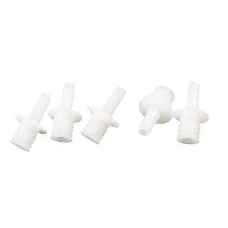 Tubing Single - 5 x Fish Tank 6mm Diameter Single Way Air Flow Control Line Tubing Connector