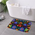 thumbnail image 7 of Non Slip Door Mat, Colorful Floral Fast Drying Bath Tub Mats, Absorbent Bathroom Rugs Entrance Welcome Mat, Bath MatS for Tub, Floor, Home, Kitchen, Hotel,16x24in, 7 of 7