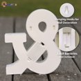 thumbnail image 3 of Light Up LED Letters Lights Sign 26 Alphabet and 10 Number Big Lights Letter for Party Birthday Bar Battery Powered Christmas Decor Letter Lights (Warm White), 3 of 6