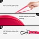 thumbnail image 5 of Correa larga para perros, resistente al agua, de PVC, ideal para entrenar, nadar, jugar, de 50, 30, 20, 15 y 10 pies, 5 of 5