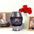 thumbnail image 6 of JAGASY Bike Tiny Urn for Ashes Adult Male & Female, Blue Small Urns for Human Ashes Keepsake, Sunset Clouds Cemetery Trees Decorative Urns for Daughter, Pink Memorial Urn for Son, (3 Inch), 6 of 7
