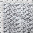 thumbnail image 3 of oneOone Cotton Silk White Fabric Leaves Quilting Supplies Print Sewing Fabric By The Yard 42 Inch Wide, 3 of 4