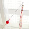 thumbnail image 4 of Cat Teaser Toy Funny Interactive Polka Dot Cat Wand Toy Kitten Teasing Wand, 4 of 10