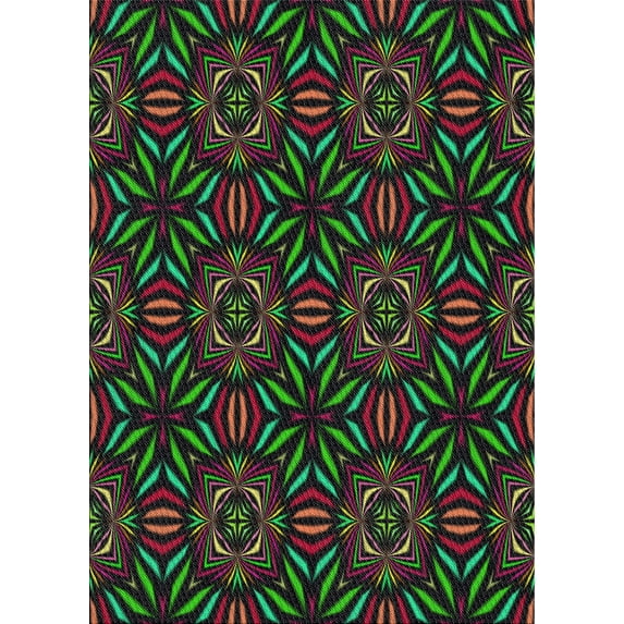 Ahgly Company Machine Washable Indoor Rectangle Transitional Chocolate Brown Area Rugs, 3' x 5'
