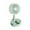 Green, variant on Folding Retractable Mini USB Rechargeable Fan 3 Speed Portable Small Fan Outdoor Camping Home Office Both Suitable