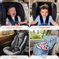 thumbnail image 4 of KUIFORTI Baby Car Seat Sun Cover Cute Pig Car Seat Cover for Baby Carseat Sun Shade Reflective Heat Protector for Keeping Infant Car Seat Cool, 4 of 7