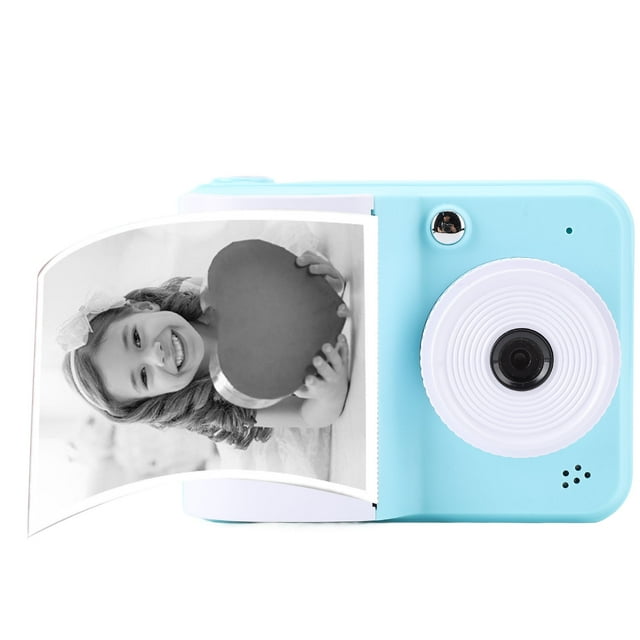 Impresión Instantánea De Cámara Infantil, Pantalla Instantánea Para Niños De 2.4 Pulgadas, Cámaras Instantáneas De Impresión, 48MP Cámara Digital UHD Con Papel Impreso,