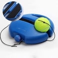 thumbnail image 2 of Tennis Trainer Equipment for Space-Efficient Design, Training Tool with Non-skid Pads and Elastic Rubber Ropes for Consistent Rebounds, Enhancing Your Solo Training Experience in, 2 of 5