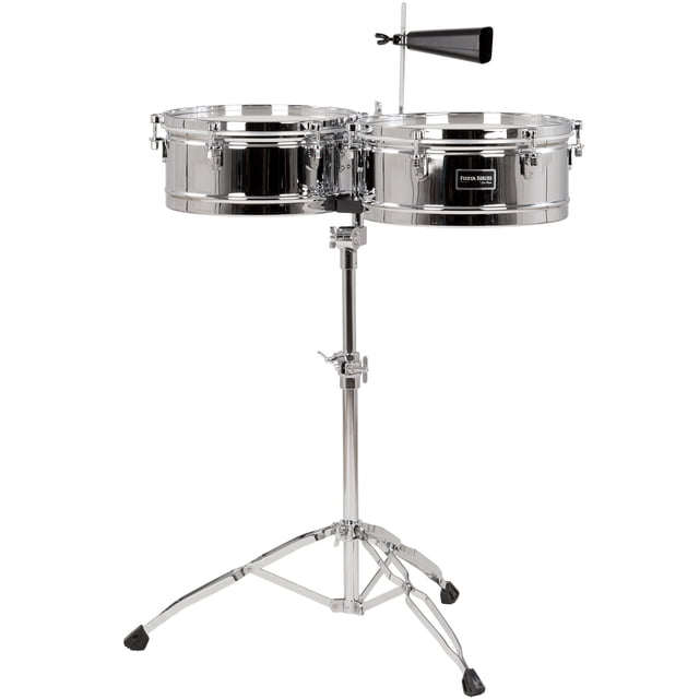 Timbale Gon Bops Fiesta Série 14/15 Ensemble Timbale Chrome
