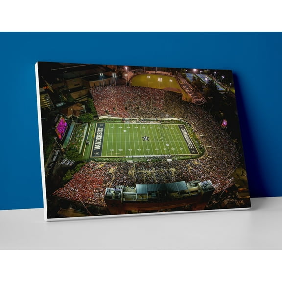 Vanderbilt Football Stadium Poster or Wrapped Canvas