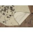 thumbnail image 6 of Linon Faux Hide Area Rug Collection, Brown and White Speckled Cow, 3.85' x 5' Cowhide Shape, 6 of 7