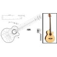 thumbnail image 1 of Plan of an Acoustic Bass - Full Scale Print, 1 of 1