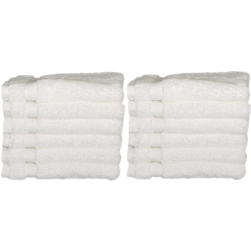 The Chelsea Bath Collection Heavyweight 100 Turkish Cotton White Hotel Quality Walmart Com Walmart Com