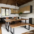 thumbnail image 3 of Hunter - Perch Point 4-light Brushed Nickel, Large Pendant Light, Dimmable, Casual Style, Empire Shaped, for Bedrooms, Dining, Living Rooms - 19429, 3 of 7