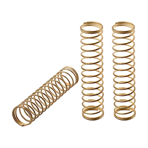 CHICHUMID 3Pcs Trumpet Spring for Trumpet Instrument Parts and Accessories CB11 Golden Brass