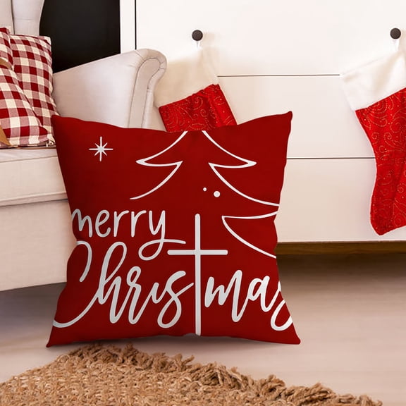 Kugisaki Throw Pillow Covers Soft Thicked Flocked Pillowcase Decorative Pillow Covers for Sofa Couch Bed