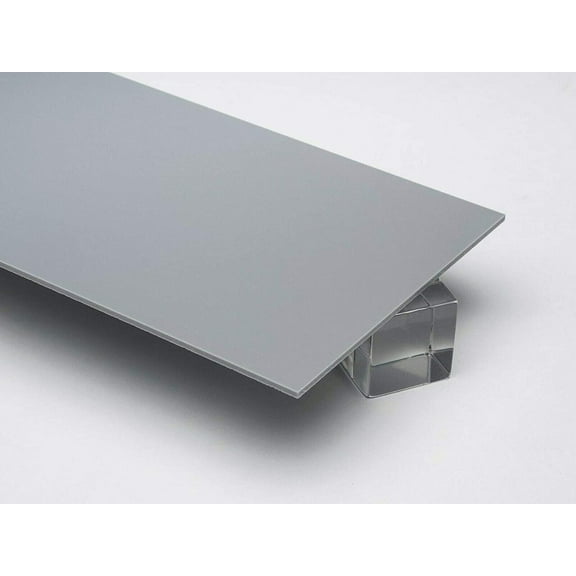 1/8" (0.118") Solid Grey Acrylic Plexiglass Sheet 24"x12" Cast 3mm Thick AZM
