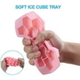 thumbnail image 5 of Silicone Ice Cube Tray DIY Hexagonal Ice Cube Mold Sealing Lid, Flexible Hexagonal Ice Tray Reusable Suitable For Cold Drinks, Whiskey, Cocktails, And Food, 5 of 5