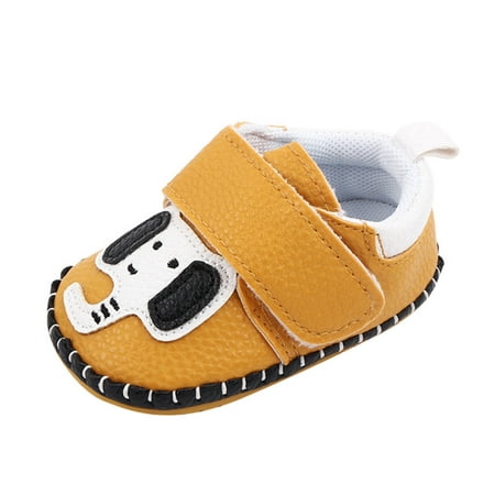 

nsendm Womens Wedge Sandals Baby Boys Girls Pu Leather Cartoon Walking Toddler Womens Leather Thong Sandals Size 10 Sandal Yellow 11