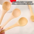 thumbnail image 4 of ACDANC 6Pcs Bamboo Spoon,Eco-Friendly Handcrafted Wooden Spoon,Multi-Functional Mini Spoon, 4 of 8