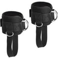 thumbnail image 1 of IFANLANDOR 28Set Blending Textile Ankle Strap for Gym Ankle Resistance Band Exercise Gear, 1 of 8