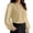 *Khaki, variant on ClodeEU Women's V Neck Lace Long Puff Sleeve Chiffon Blouse,Elegant Solid Office Casual Dressy Top Black,Women's Plus L