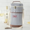 Personalized Striped Wine Cooler
