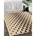 thumbnail image 3 of Ahgly Company Machine Washable Indoor Square Transitional Sienna Brown Area Rugs, 5' Square, 3 of 7