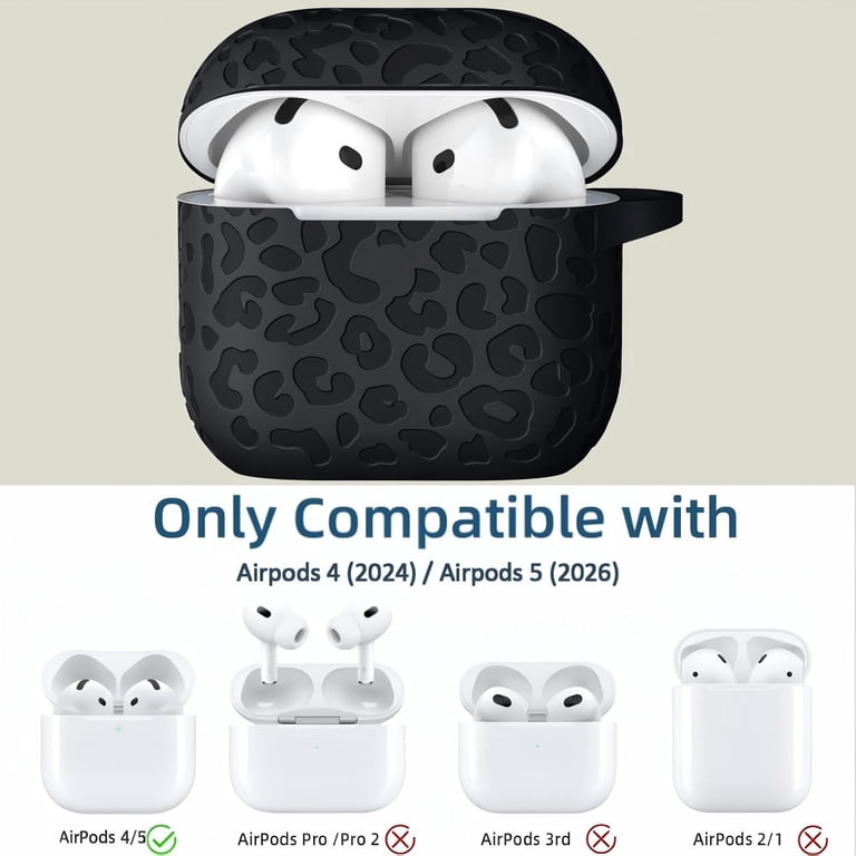 Comvin Leopard Print AirPods 4 & 5 Case photo 3