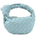 thumbnail image 2 of Bolso de mano tejido bolso de cuero de la PU cartera de hombro de las mujeres bolso trenzado de gran volumen, 2 of 2