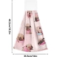 thumbnail image 3 of SKYSONIC Hanging Kitchen Towel 12 x 17 Inch Pug Towel Set 2 Pieces of Dry Towels for Kitchen, Bathroom, Laundry Room Table, 3 of 7