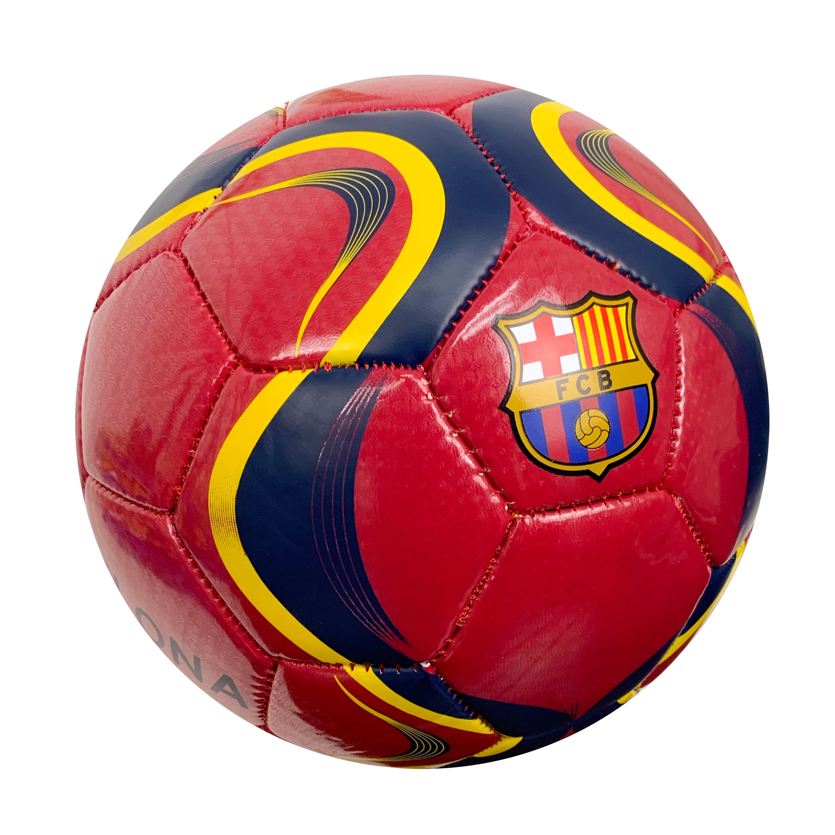 Barcelona Soccer Ball Maroon (Size 5), Licensed FC Barcelona Ball #5