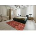 thumbnail image 4 of Ahgly Company Indoor Round Abstract Red Abstract Area Rugs, 7' Round, 4 of 6