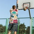 thumbnail image 5 of Naloa London Symbols Basketball Jersey Reversible Men's Mesh Athletic Sports Shirts Training Practice S-4XLMedium, 5 of 6