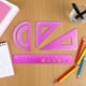 thumbnail image 4 of Juego de Reglas de Aleación de Aluminio para Estudiantes | Herramientas Geométricas Multifuncionales de 4 Piezas con Borde Recto, Reglas Triangulares y Transportador | Diseño Hueco para Mediciones Pr, 4 of 6