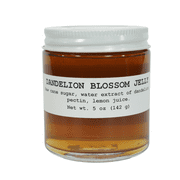 Dandelion Blossom Jelly, 5 oz - Craft, Gourmet, Unusual Jams & Jellies Made in West Virginia, USA
