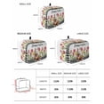thumbnail image 2 of Tulip Easter Small Toaster Cover 2 Slice, Kitchen Appliance Covers, Bunny Spring Floral Pastoral Plaid Toaster Oven Cover with Loop, Bread Machine Cover Polyester Dust Cover Protection, 2 of 4