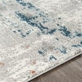 thumbnail image 2 of Surya Tibetan TBT-2328 31 x 91" Runner Fabric Rug in Medium Gray/Dark Blue, 2 of 7