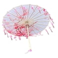 thumbnail image 4 of yuksok Chinese Umbrella Craft Silk Umbrella for Party Events Performance Dance Recitals Style E, 4 of 8