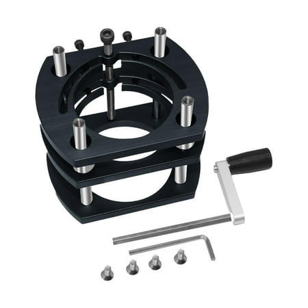 

Router Lift Universal Aluminum Alloy with Crank Handle Strong Grip Insert Plate Sturdy Router Table Lift for Machine 64mm to 66mm