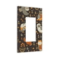 thumbnail image 2 of ZICANCN Outlet Covers Wall Plate, Brown Owls Blossom Flower Light Switch Cover Decorative, Duplex Toggle Combo 1-Gang, 2 of 9