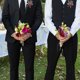 thumbnail image 3 of 6 piezas rosa boda bosque vestido ramillete verde de alta  boda novia y novio ramillete festivo hecho a mano ramillete simulación broche nota de pedido paquete de 6 piezas ANGGREK Otros, 3 of 6