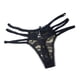 thumbnail image 4 of Tanga sexy bordada para mujer - Ropa interior de seda helada con doble tirante hueco para mayor comodidad y estilo, 4 of 6