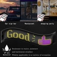 thumbnail image 4 of Customizable RGB LED Flexible Display for Car Rear Window - 16x64 Pixels (92x374mm) with IP65 Waterproof, APP & Remote Control, Bluetooth Connectivity, Music Rhythm Sync, Multi-Language Support -, 4 of 6