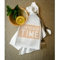 thumbnail image 2 of On Beach Time, Simply Said (100% Cotton Tea Towel, Decorative Hand Towel, Kitchen and Home), 2 of 3
