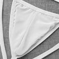 thumbnail image 3 of Taqqpue Men's Underwear Thong Briefs Sexy Low Rise G-String Briefs, Breathable & Stretchable T-Back Lingerie 3D Support Pouch Underpants, 3 of 7