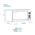thumbnail image 4 of Horno de Microondas Daewoo 0.7 Pies Cúbicos Silver, 4 of 4
